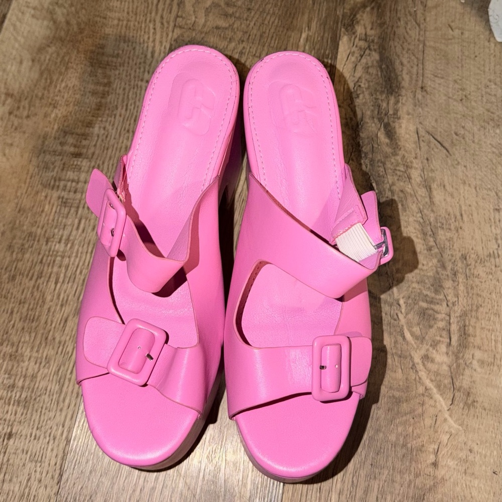 Pink Women's Platform Sandals